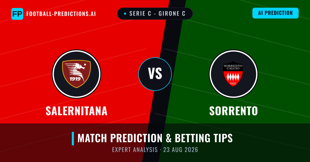 Salernitana vs Sorrento — match prediction & preview