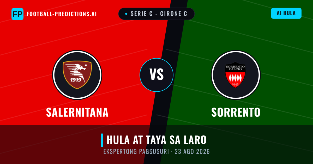 Salernitana vs Sorrento — hula at preview ng laban