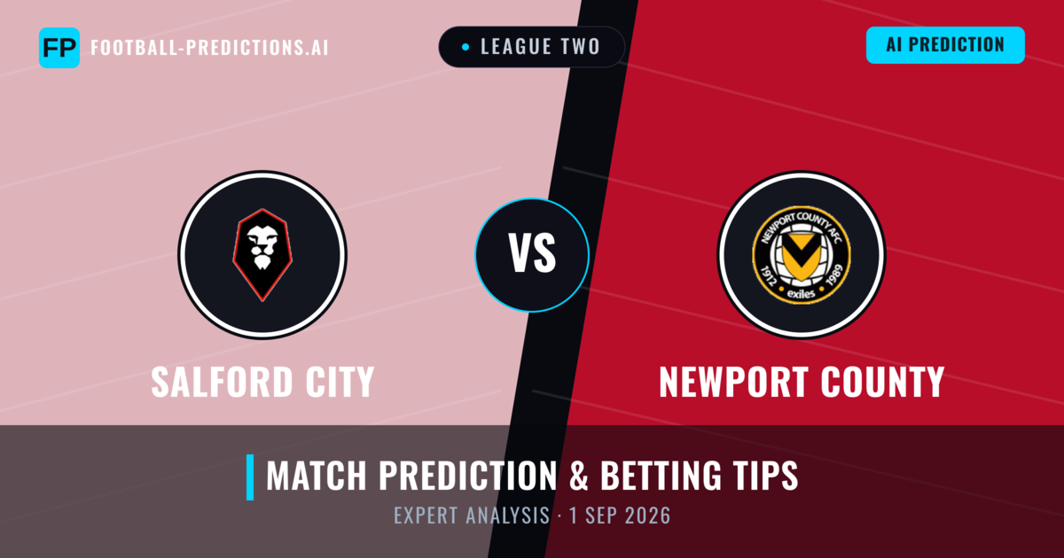 Salford City vs Newport County — match prediction & preview