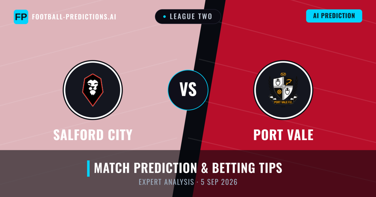 Salford City vs Port Vale — match prediction & preview