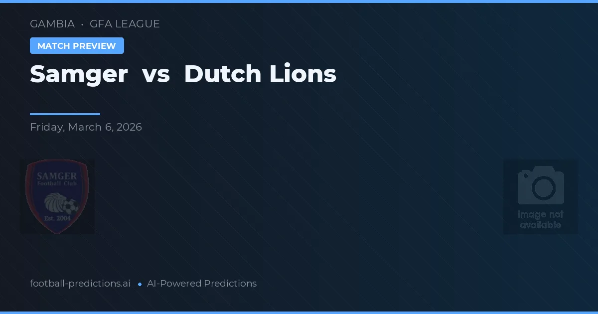 Samger vs Lions Olandesi — pronostico e anteprima del match