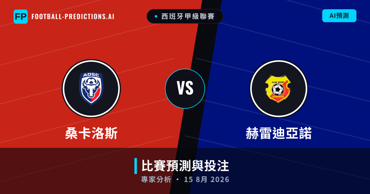 桑卡洛斯 vs 赫雷迪亞諾 — 比赛预测和前瞻