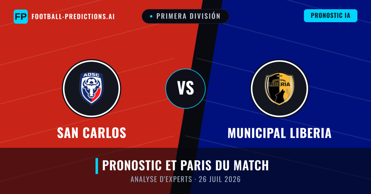 San Carlos vs Municipal Liberia — pronostic et avant-match