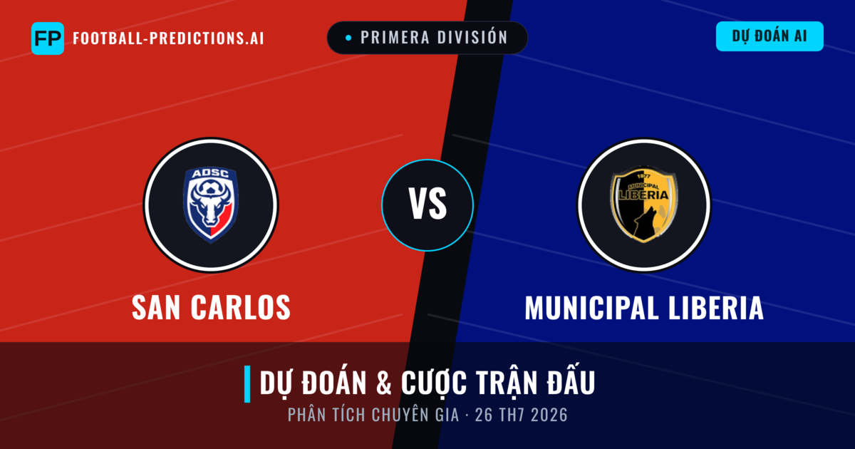 San Carlos vs Municipal Liberia — dự đoán và xem trước trận đấu