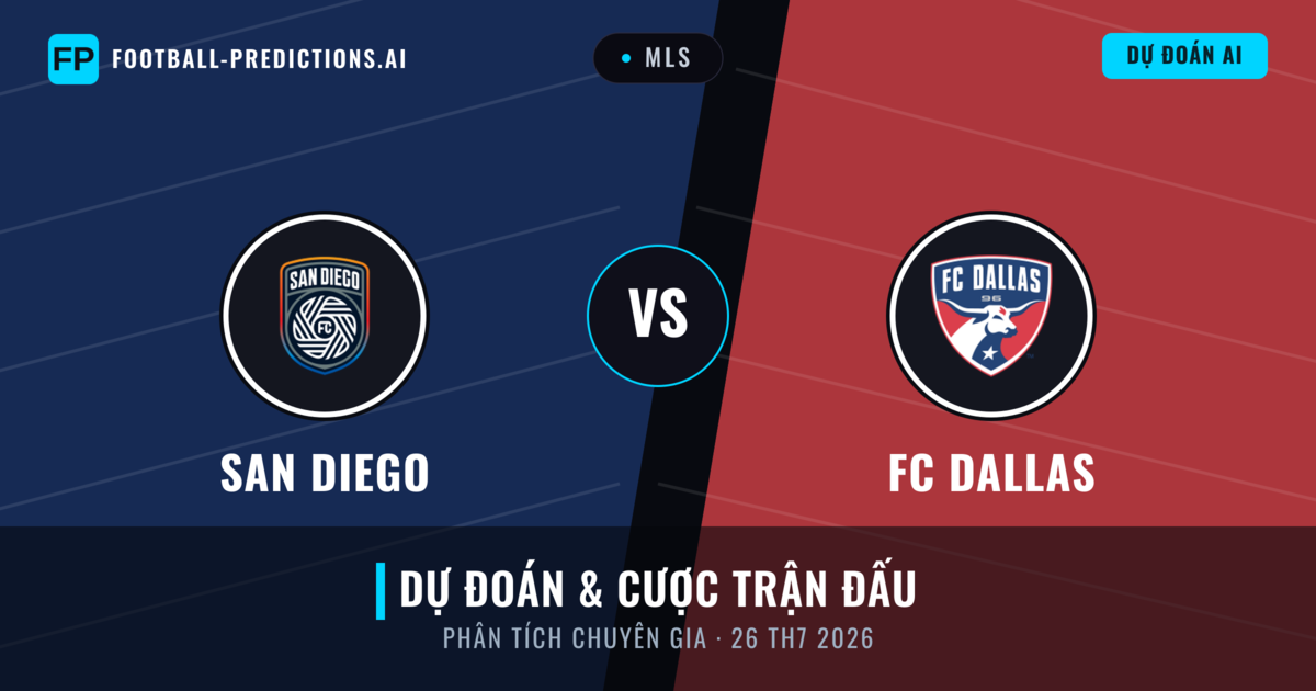 San Diego vs FC Dallas — dự đoán và xem trước trận đấu
