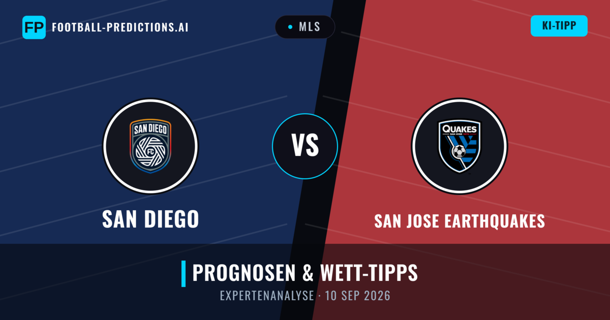 San Diego vs San Jose Earthquakes — Prognose und Spielvorschau