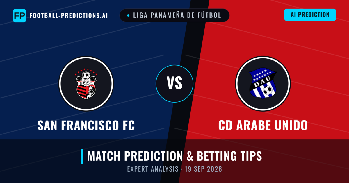 San Francisco FC vs CD Arabe Unido — match prediction & preview