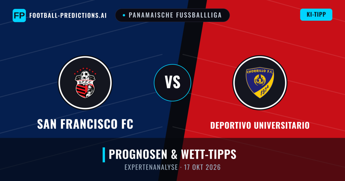 San Francisco FC vs Deportivo Universitario — Prognose und Spielvorschau