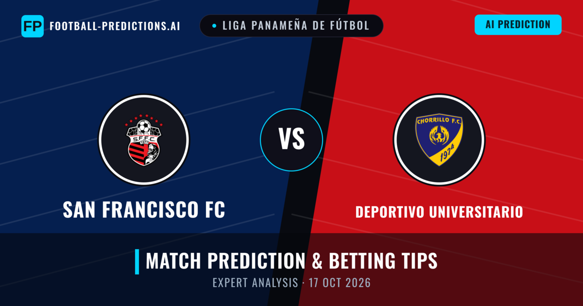 San Francisco FC vs Deportivo Universitario — match prediction & preview
