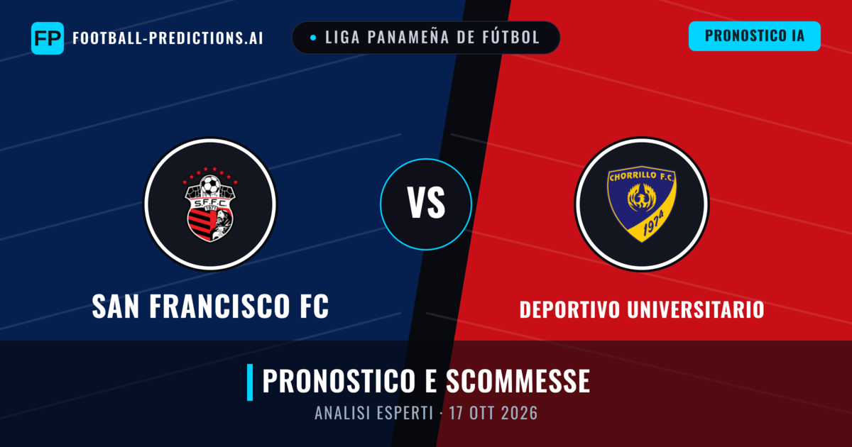 San Francisco FC vs Deportivo Universitario — pronostico e anteprima del match