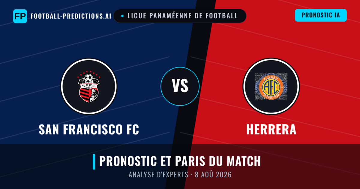 San Francisco FC vs Herrera — pronostic et avant-match