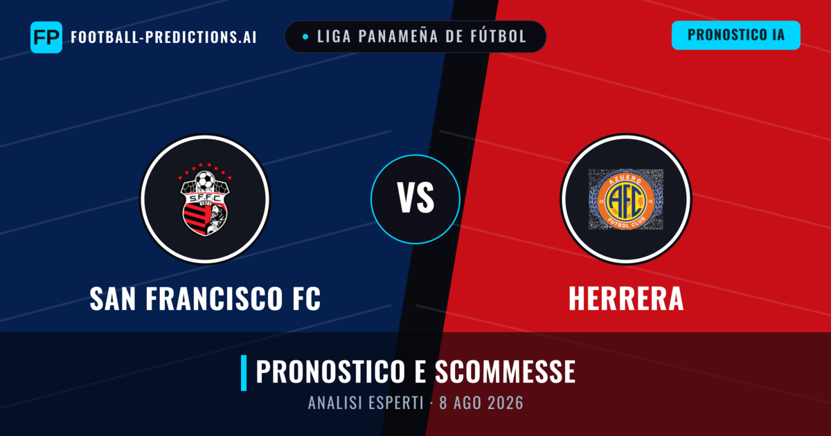 San Francisco FC vs Herrera — pronostico e anteprima del match