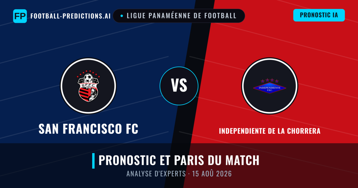 San Francisco FC vs Independiente de La Chorrera — pronostic et avant-match