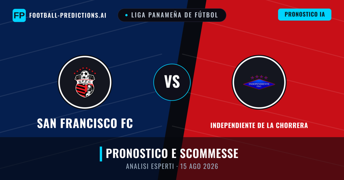 San Francisco FC vs Independiente de La Chorrera — pronostico e anteprima del match
