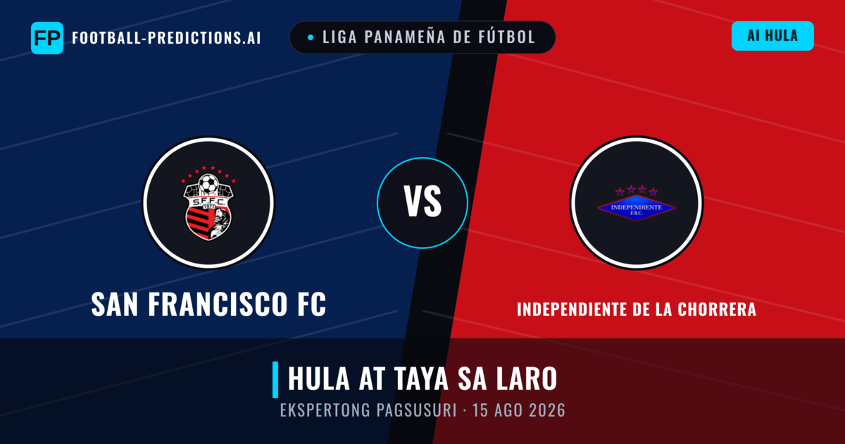 San Francisco FC vs Independiente de La Chorrera — hula at preview ng laban