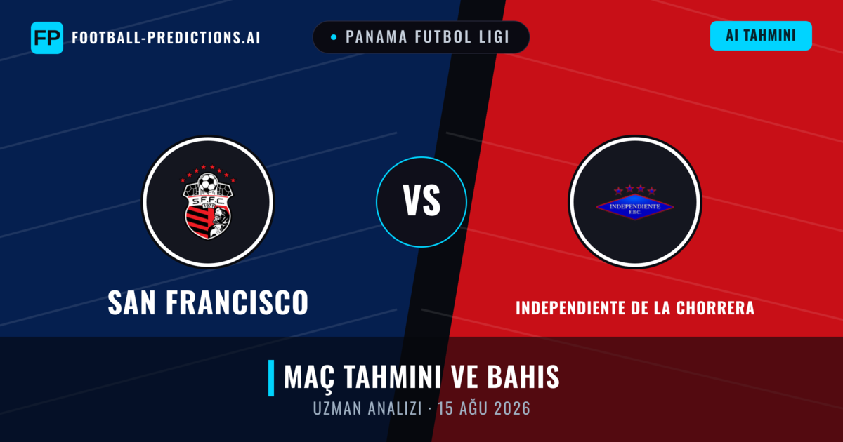 San Francisco - Independiente de La Chorrera — maç tahmini ve önizleme