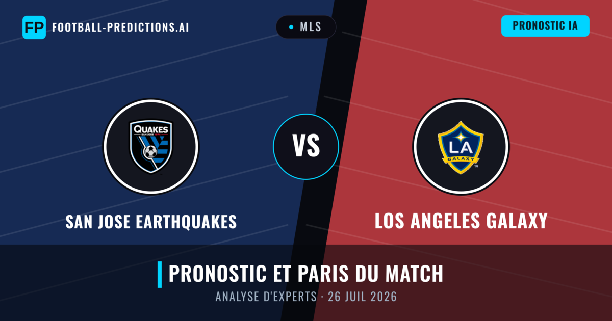 San Jose Earthquakes vs Los Angeles Galaxy — pronostic et avant-match
