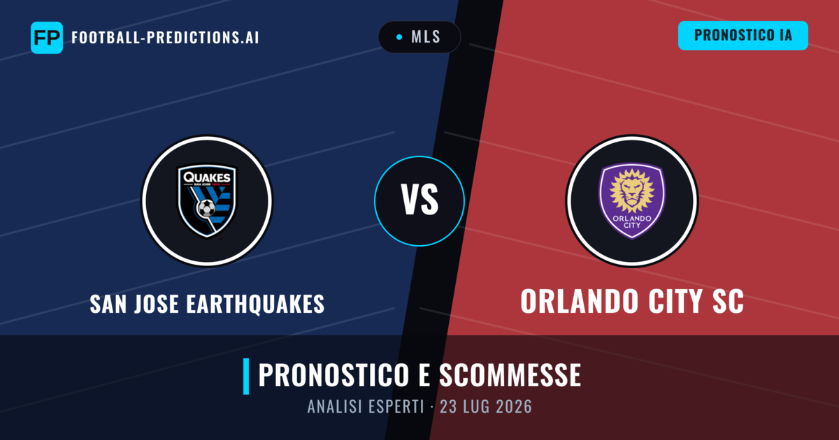 San Jose Earthquakes vs Orlando City SC — pronostico e anteprima del match