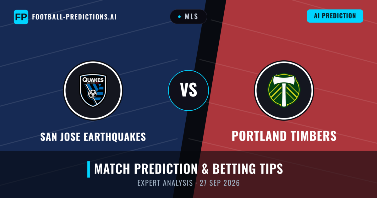 San Jose Earthquakes vs Portland Timbers — match prediction & preview