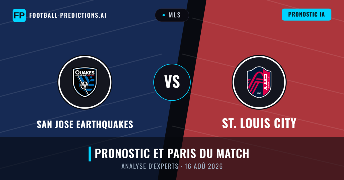 San Jose Earthquakes vs St. Louis City — pronostic et avant-match