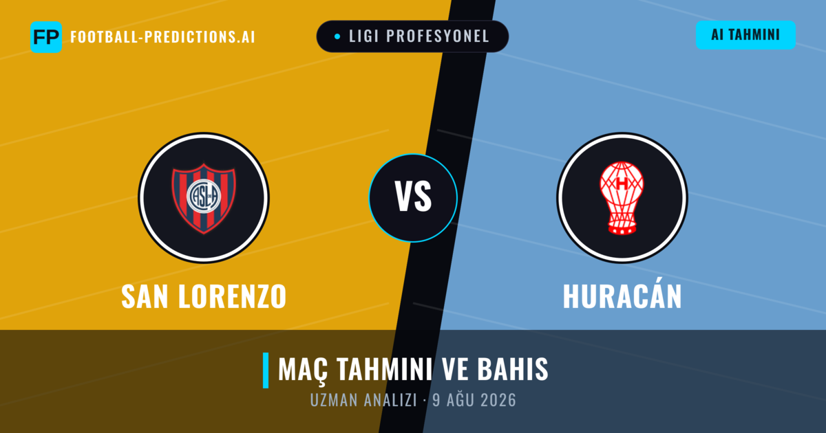 San Lorenzo - Huracán — maç tahmini ve önizleme