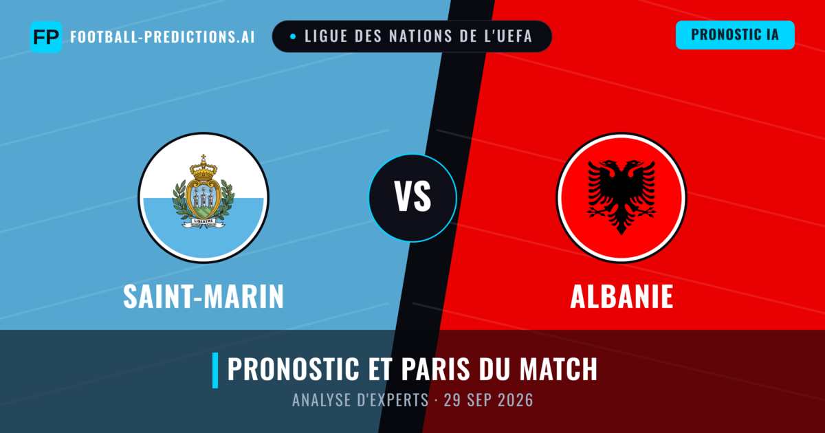 Saint-Marin vs Albanie — pronostic et avant-match