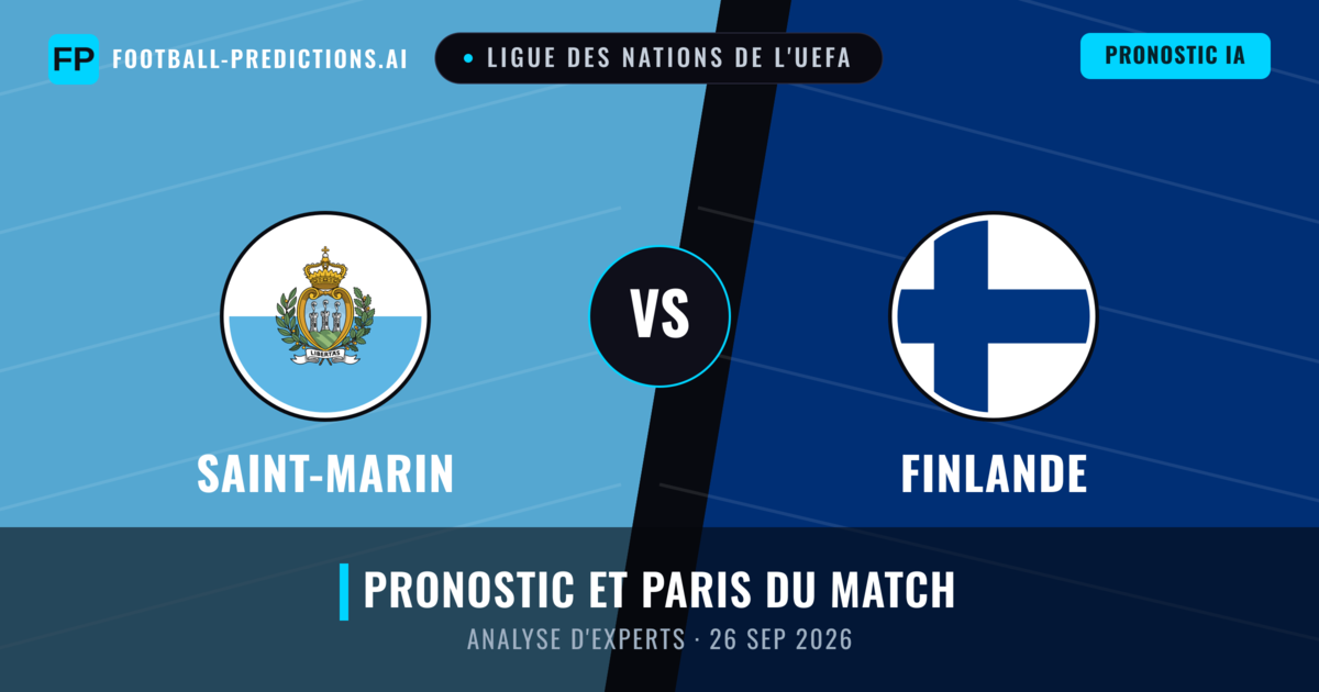 Saint-Marin vs Finlande — pronostic et avant-match