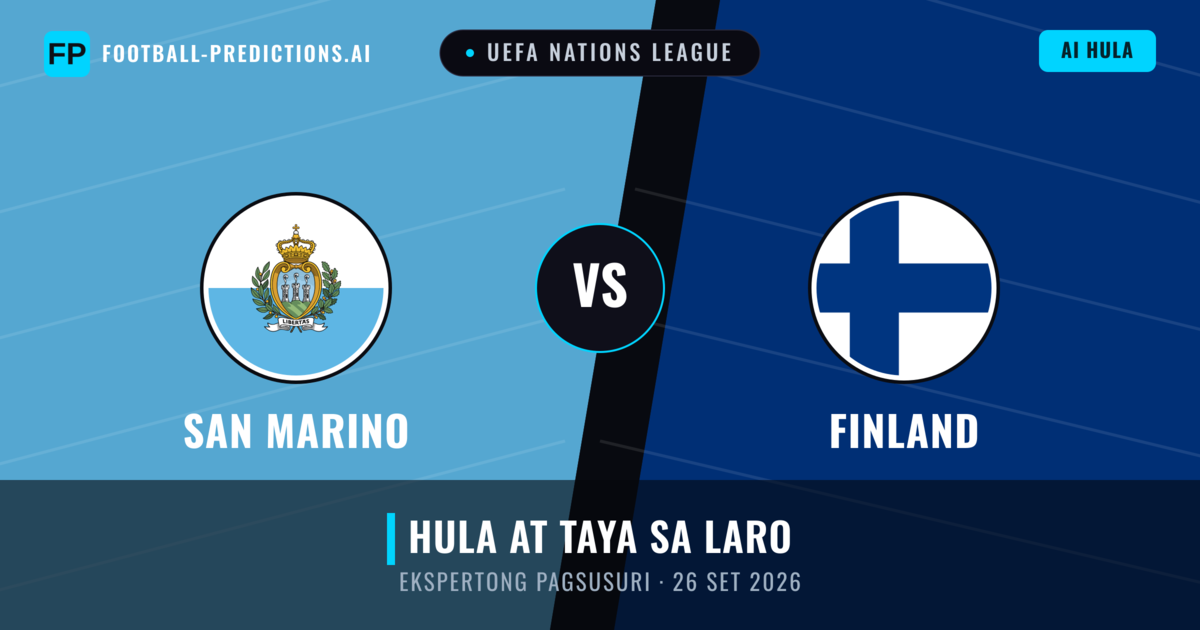 San Marino vs Finland — hula at preview ng laban