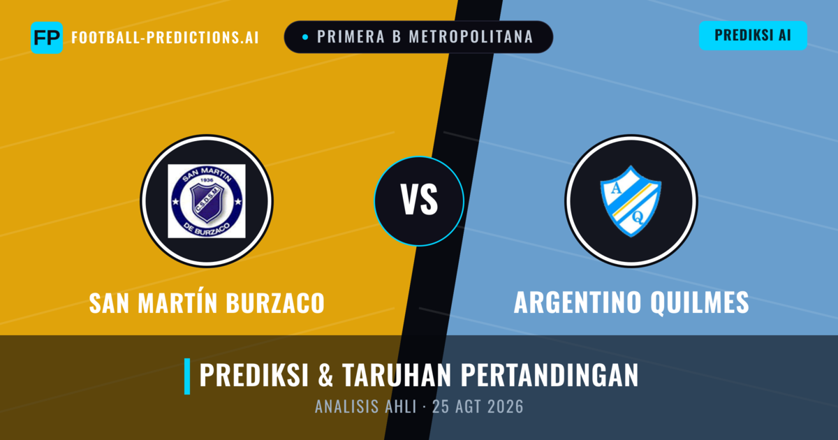 San Martín Burzaco vs Argentino Quilmes — prediksi dan pratinjau pertandingan