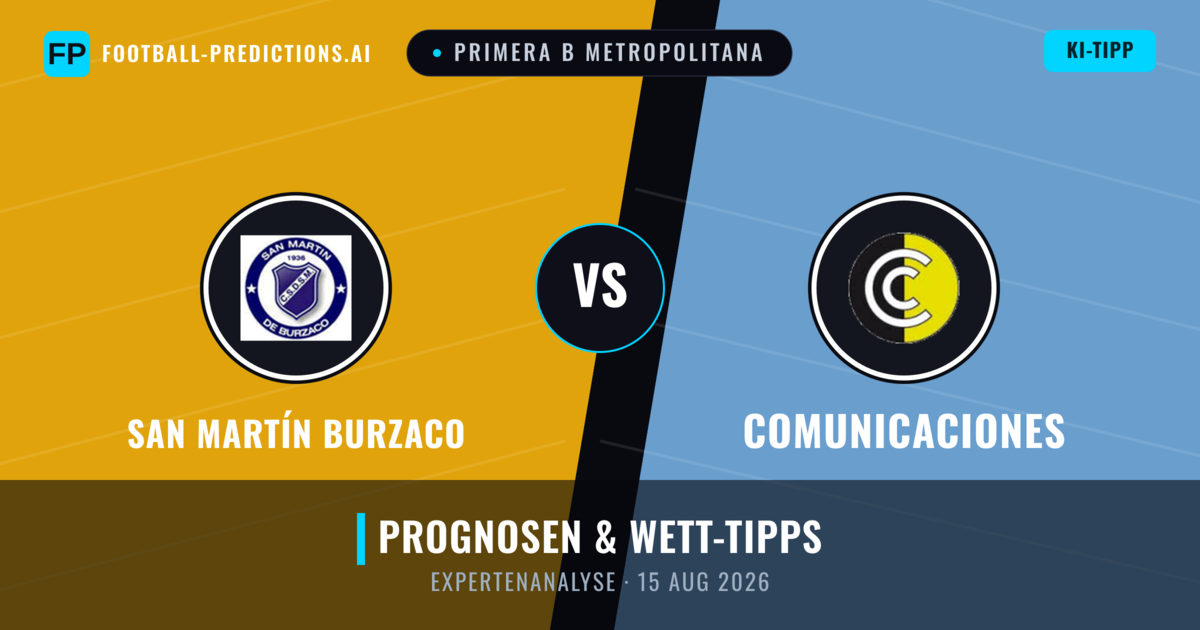 San Martín Burzaco vs Comunicaciones — Prognose und Spielvorschau