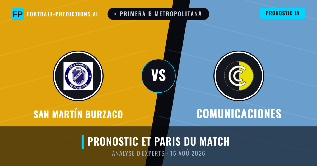 San Martín Burzaco vs Comunicaciones — pronostic et avant-match