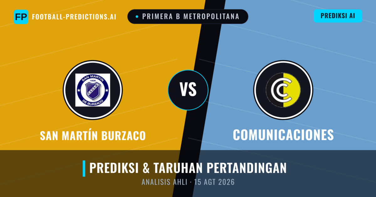 San Martín Burzaco vs Comunicaciones — prediksi dan pratinjau pertandingan