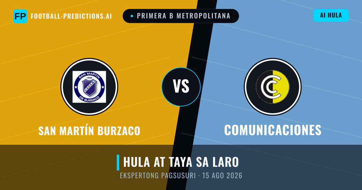 San Martín Burzaco vs Comunicaciones — hula at preview ng laban