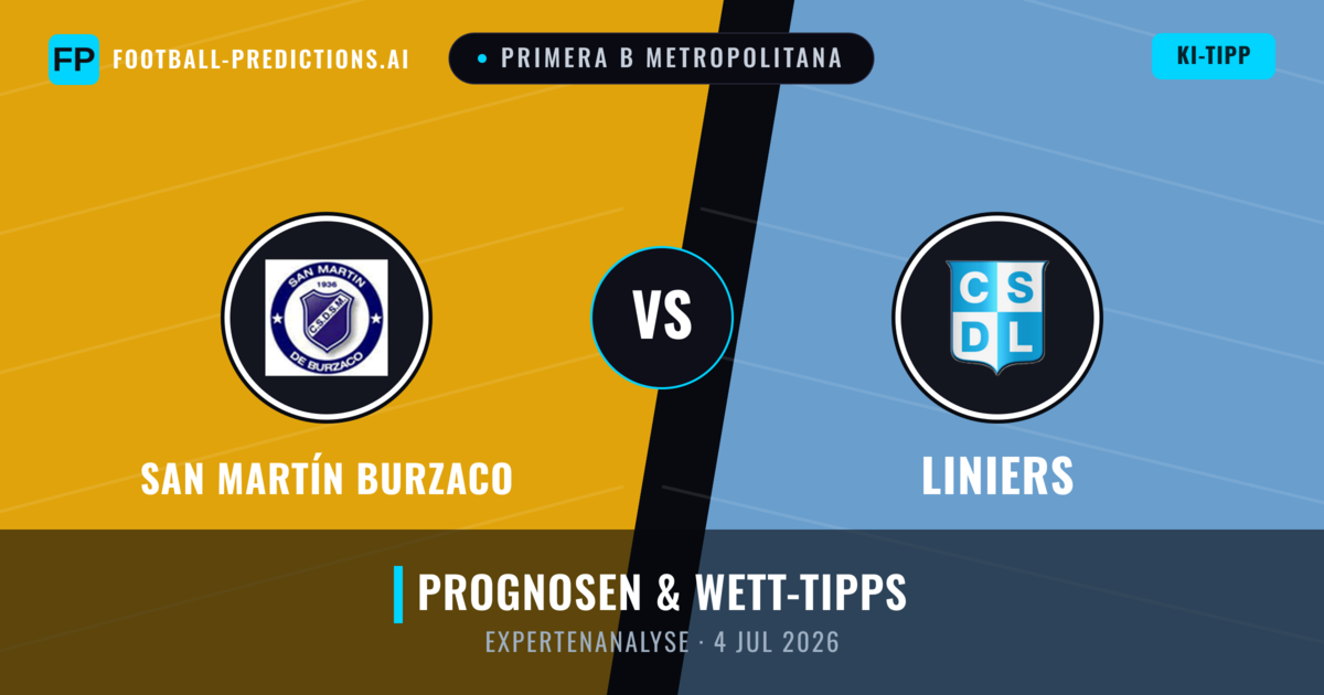 San Martín Burzaco vs Liniers — Prognose und Spielvorschau