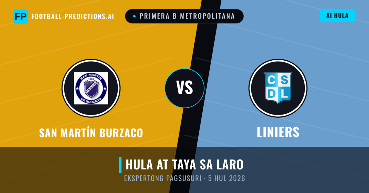 San Martín Burzaco vs Liniers — hula at preview ng laban