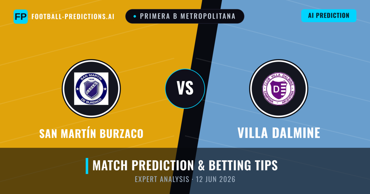 San Martín Burzaco vs Villa Dalmine — match prediction & preview