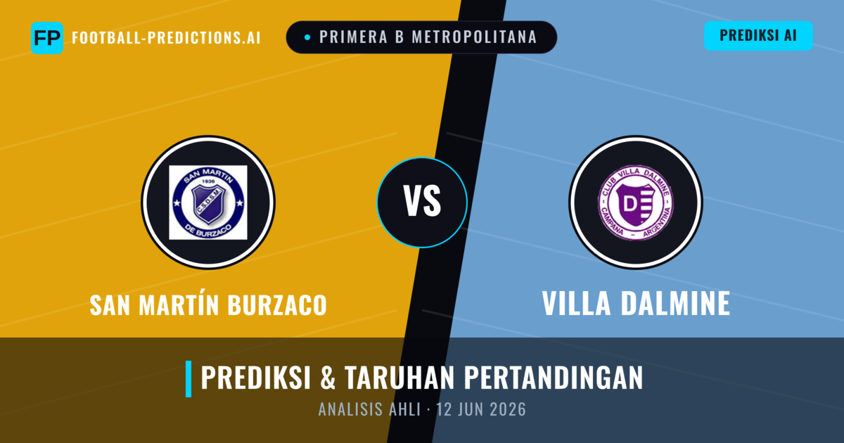San Martín Burzaco vs Villa Dálmine — prediksi dan pratinjau pertandingan