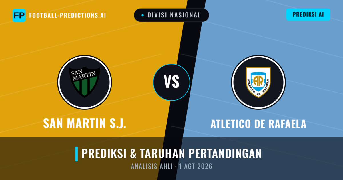 San Martín SJ vs Atlético de Rafaela — prediksi dan pratinjau pertandingan