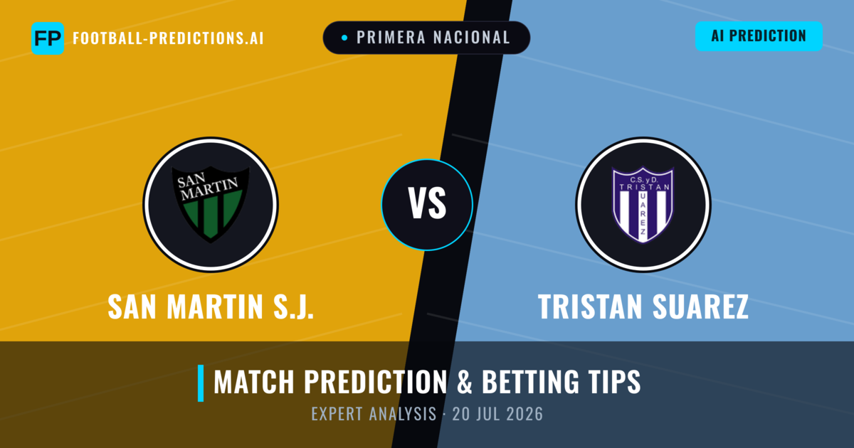 San Martin S.J. vs Tristan Suarez — match prediction & preview