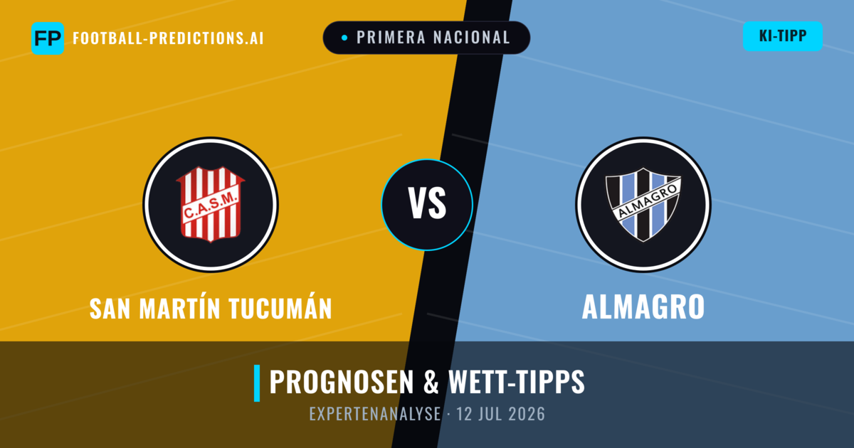 San Martín Tucumán vs Almagro — Prognose und Spielvorschau