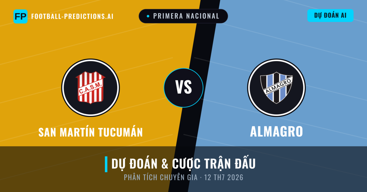 San Martín Tucumán vs Almagro — dự đoán và xem trước trận đấu