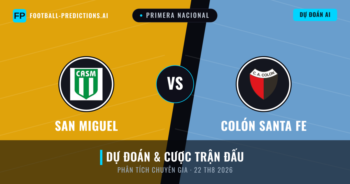 San Miguel vs Colón Santa Fe — dự đoán và xem trước trận đấu