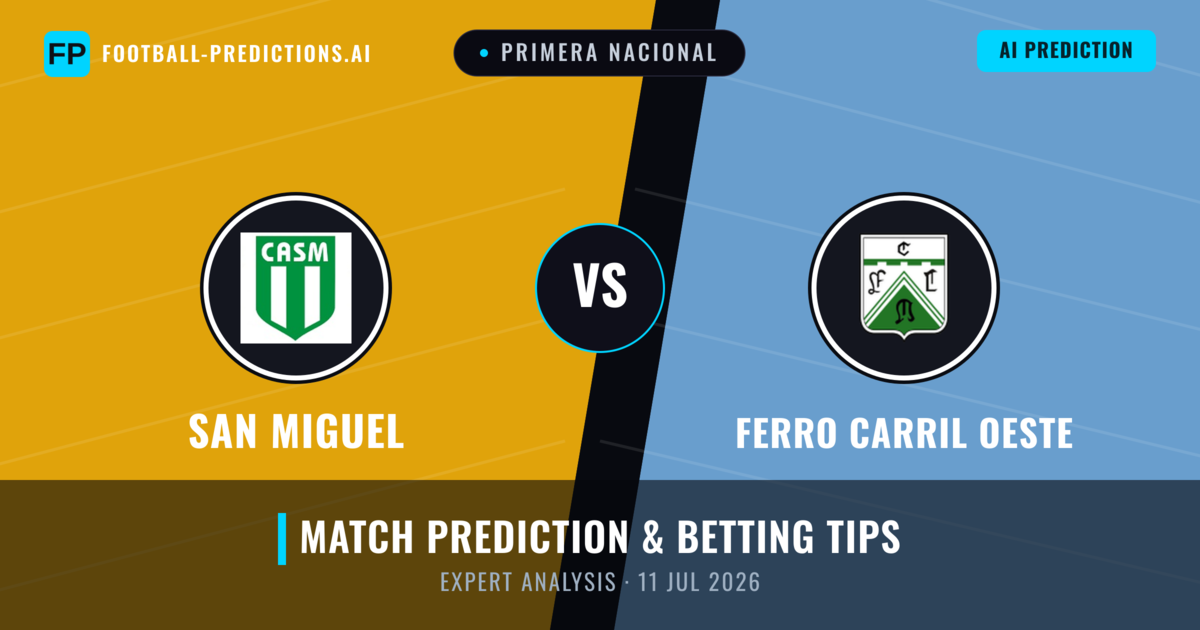 San Miguel vs Ferro Carril Oeste — match prediction & preview
