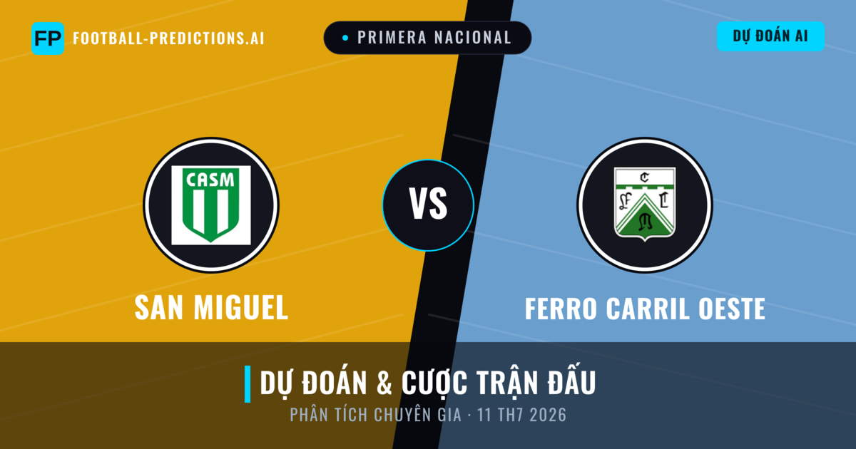 San Miguel vs Ferro Carril Oeste — dự đoán và xem trước trận đấu