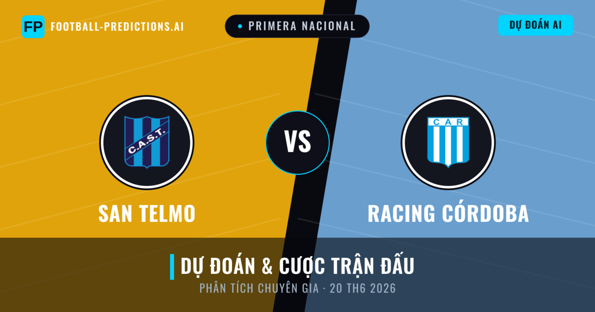 San Telmo vs Racing Córdoba — dự đoán và xem trước trận đấu