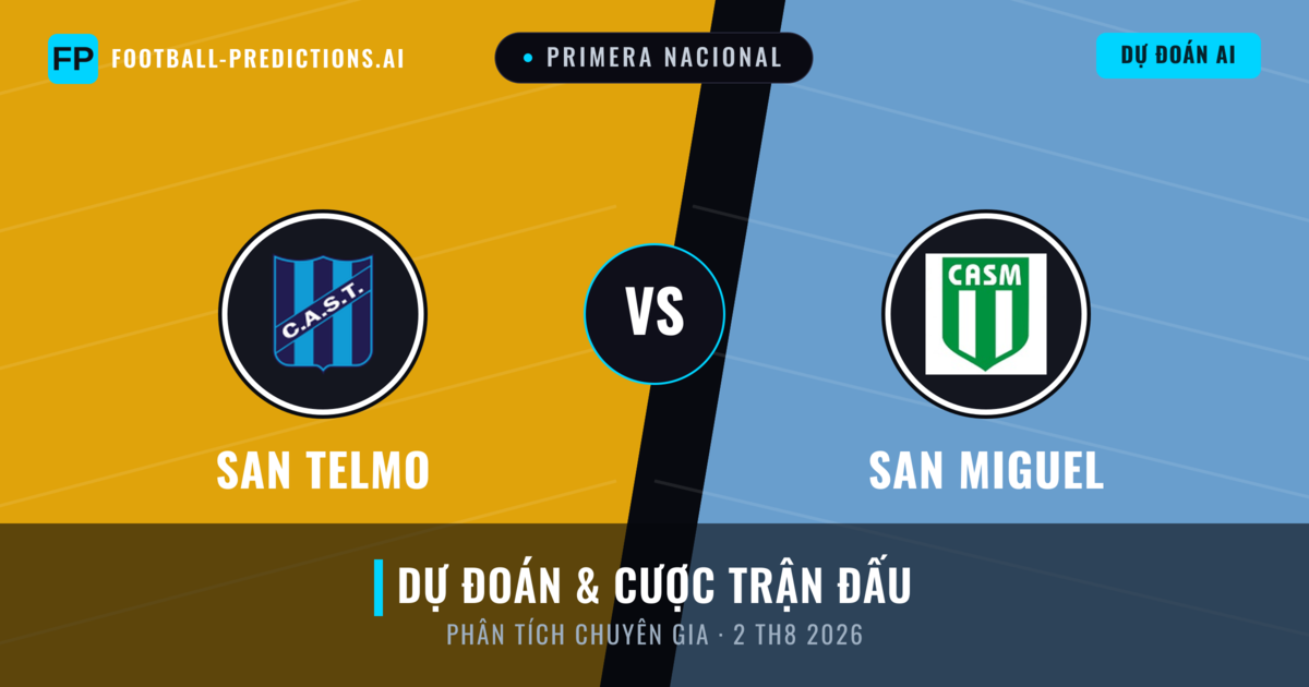 San Telmo vs San Miguel — dự đoán và xem trước trận đấu