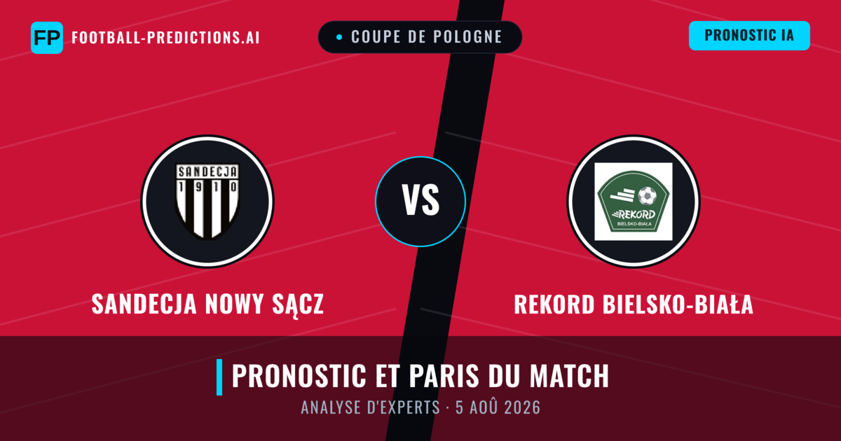 Sandecja Nowy Sącz vs Rekord Bielsko-Biała — pronostic et avant-match