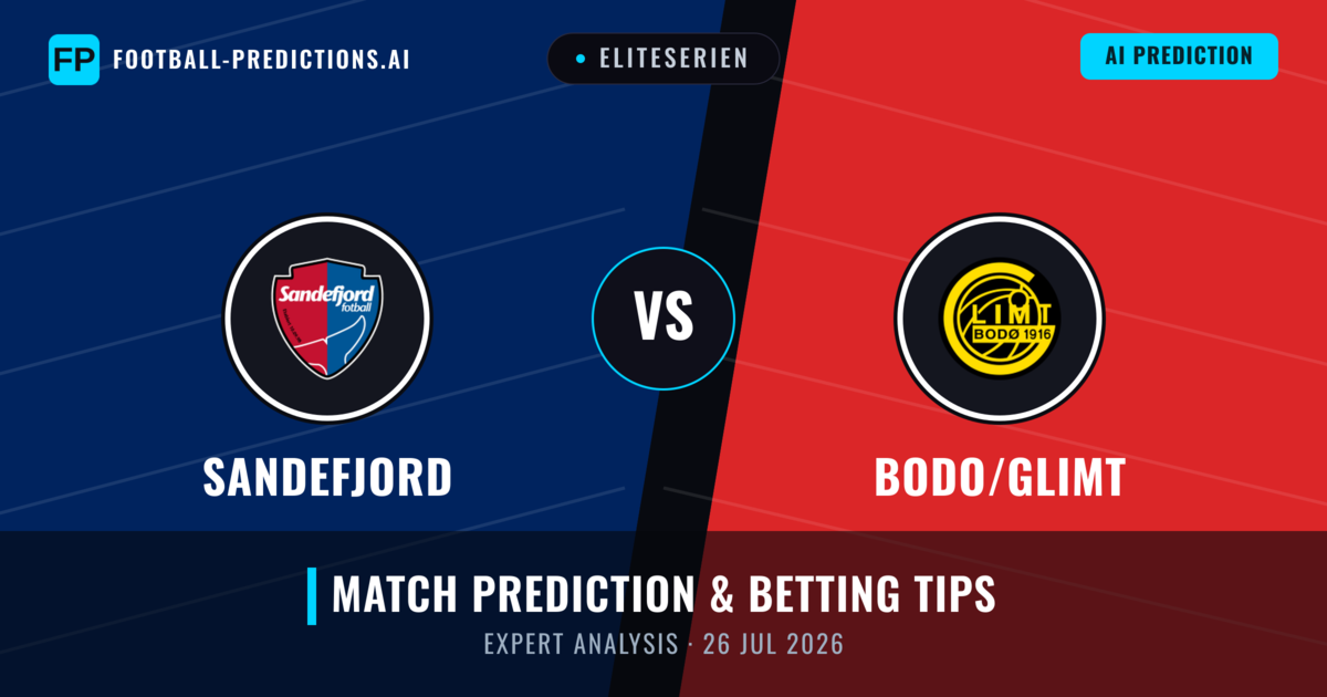 Sandefjord vs Bodo/Glimt — match prediction & preview