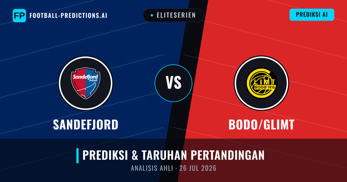 Sandefjord vs Bodø/Glimt — prediksi dan pratinjau pertandingan