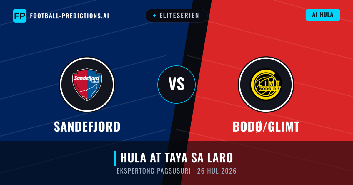 Sandefjord vs Bodø/Glimt — hula at preview ng laban